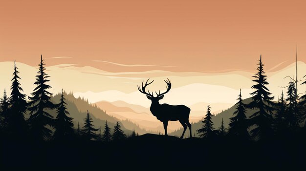 elk silhouette