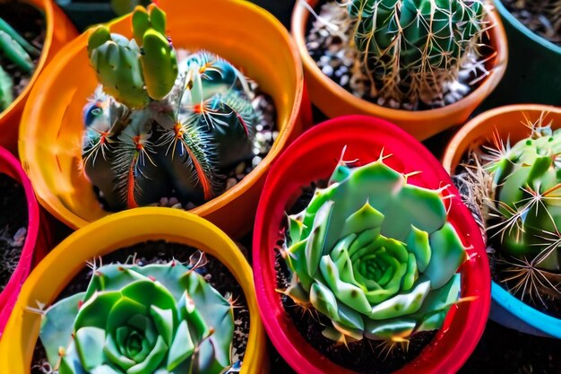 Elke cactus varieert naargelang de soort en sommige cactusbloemen