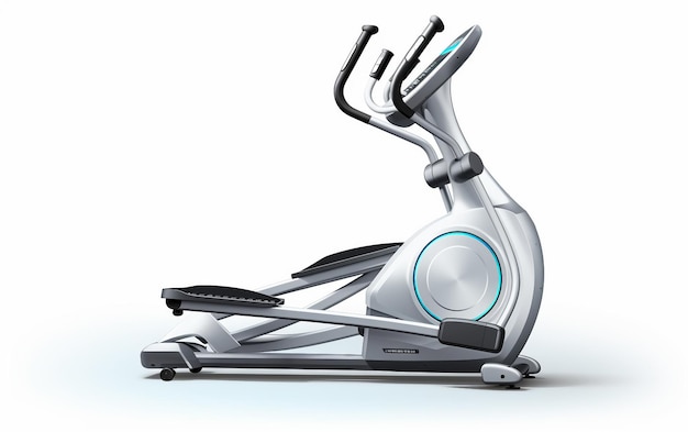 Elliptical trainer isolated on a transparent background