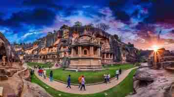 Photo ellora caves aurangabad