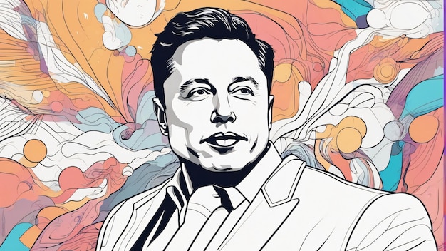 Elon Musk foto CEO van SpaceX Tesla Twitter