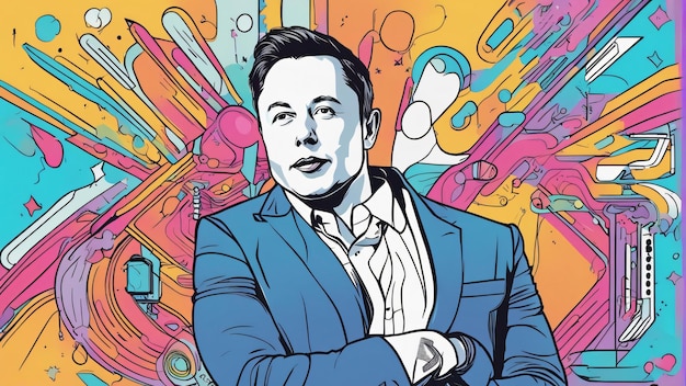 Elon Musk picture CEO of SpaceX Tesla Twitter