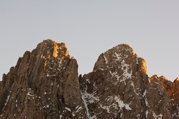 Els Encantats mountain from Sant Maurici lake, Aigüestortes National Park,Pyrenees,Spain