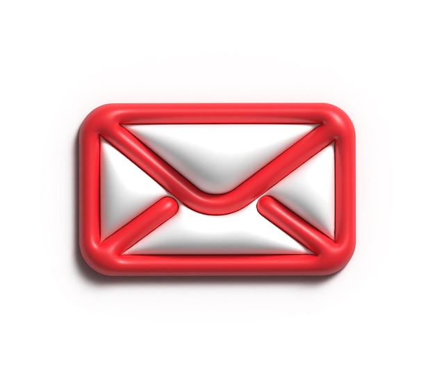 Email Icon 3d Render illustration