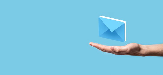 Email marketing and newsletter conceptContact us by newsletter email and protect your personal information from spam mail conceptScheme of direct sales in business List of clients for mailing