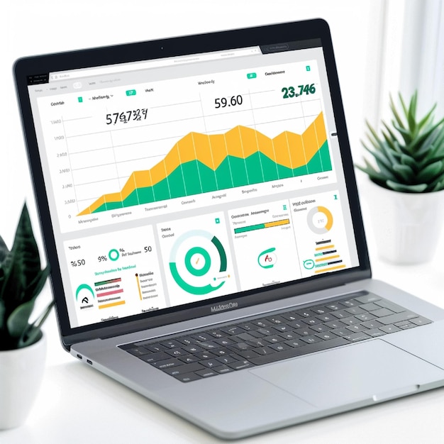 An email marketing platform dashboard showing realtime campaign ...