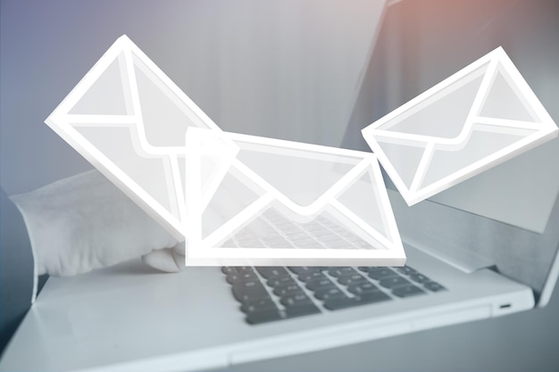 email and notification concept business