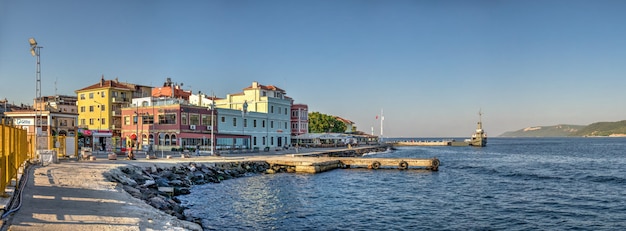 Embankment of the canakkale in turkey