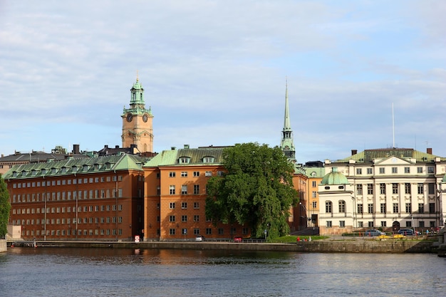 The embankment in Stockholm Sweden