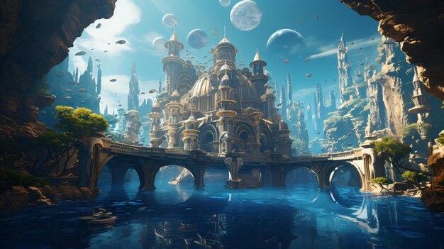 Embark on an adventure in a futuristic realm