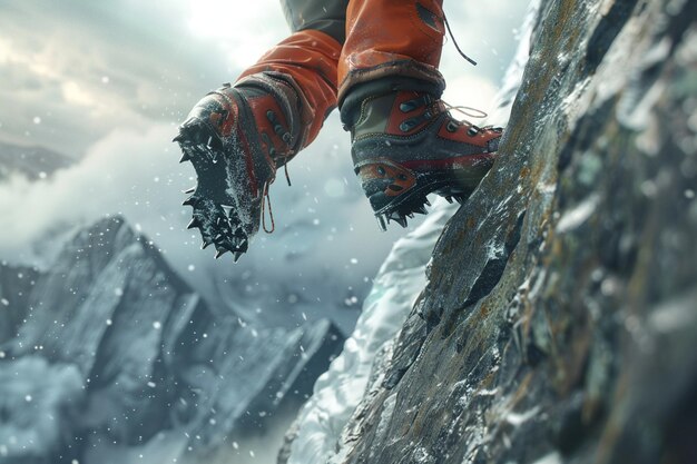 Embark on the ascent with the mountaineer as their generative ai