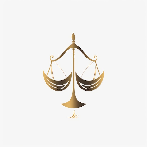 Photo emblem of elegance a minimal and creative logo design for sara al obaidy law firm on a white backgr