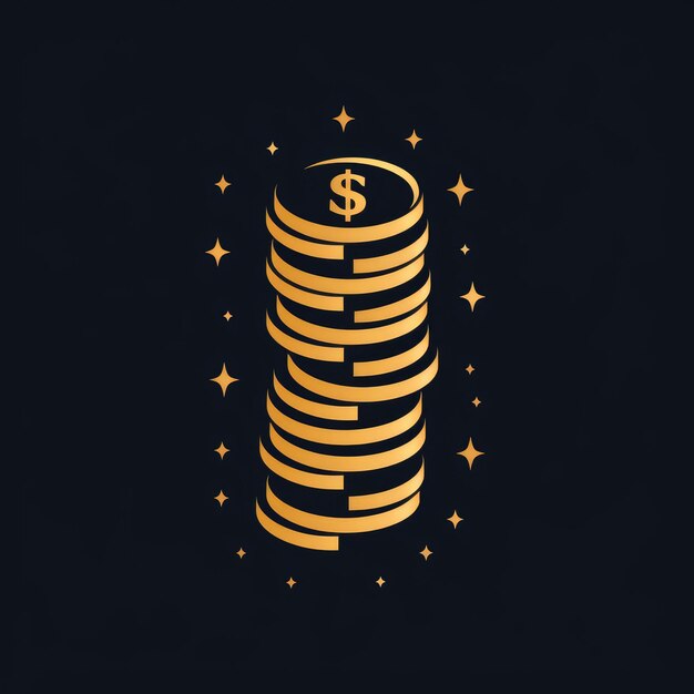 Emblem for finance symbolizing stability growth and trust in financial services investments banking and economic prosperity