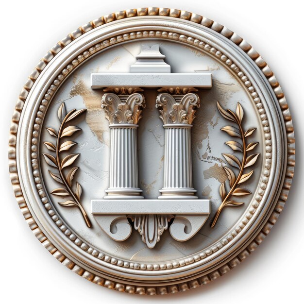 Photo emblem for finance symbolizing stability growth and trust in financial services investments banking and economic prosperity