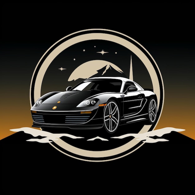 Photo emblem for a sport car group