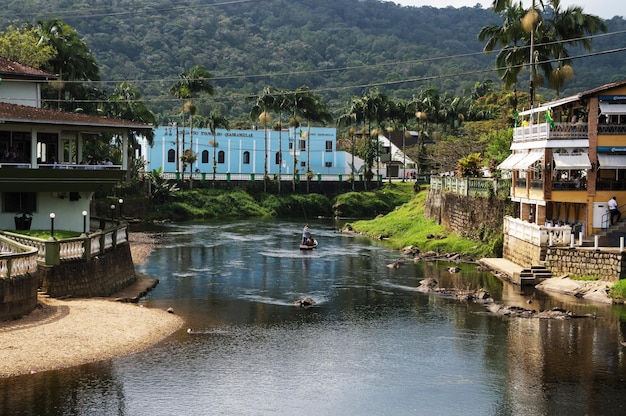 Emblematic image of the nhundiaquara river in Morretes