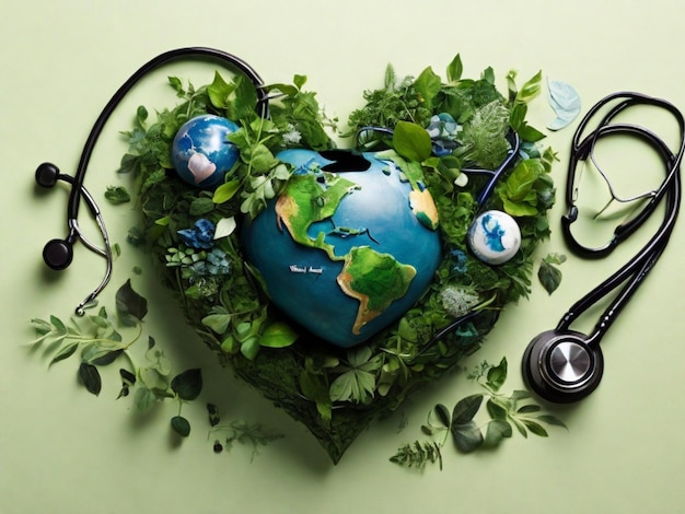 Photo embrace earths health celebrating world health day