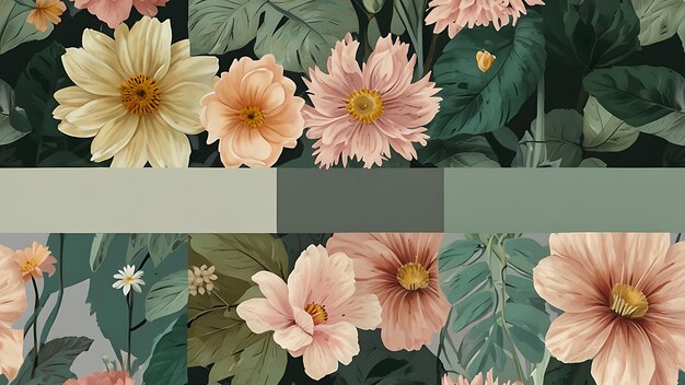 Embrace Natures Elegance Soft Tones and Pastels Elevating Floral and Botanical Designs