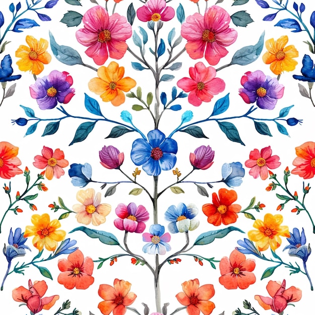 Embrace Natures Embrace Soft Pastel Florals and Botanicals for Serene Seamless floral pattern plan