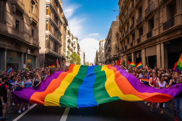 Photo embracing diversity buenos aires celebrates nov 6th 2021 lgbt pride parade