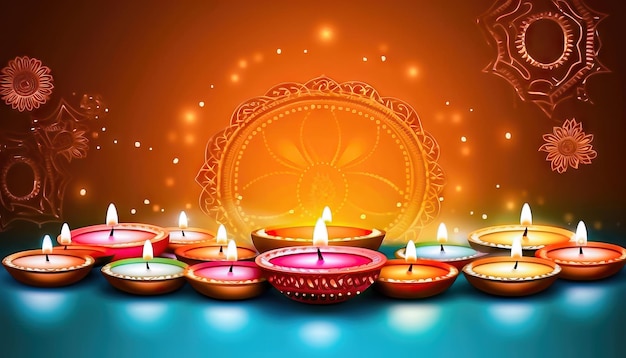 Embracing Diwali Spirit Captivating Holiday Lights for Festive Bliss Generative AI