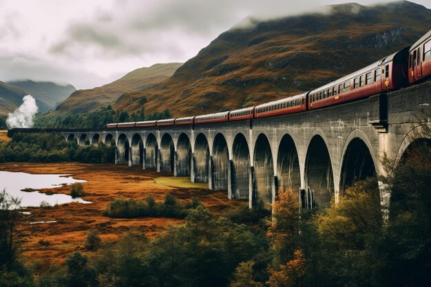 Premium AI Image  Embracing the Enchanting Beauty A Journey on the 