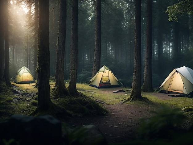 Embracing Nature's Beauty Through Camping in the Wilderness