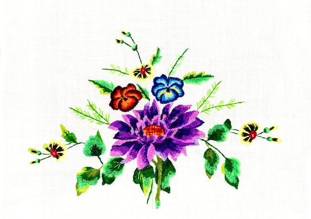 Photo embroidery art handicraft