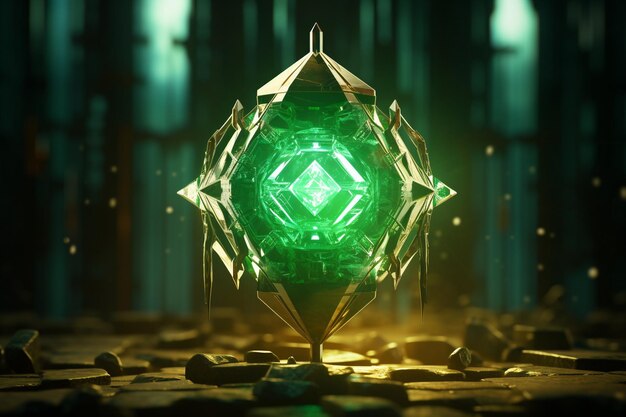 Emerald of balance that aligns chakras