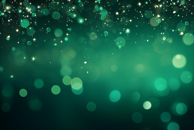 a emerald green background lights isolated on it in the style of the stars art group