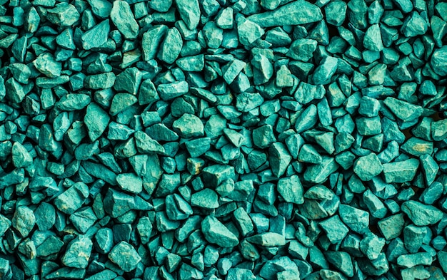 Emerald green stone pebbles as abstract background texture landscape architecture backdrop interior design and textured pattern for luxury brand design