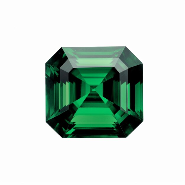 Photo emerald isolated