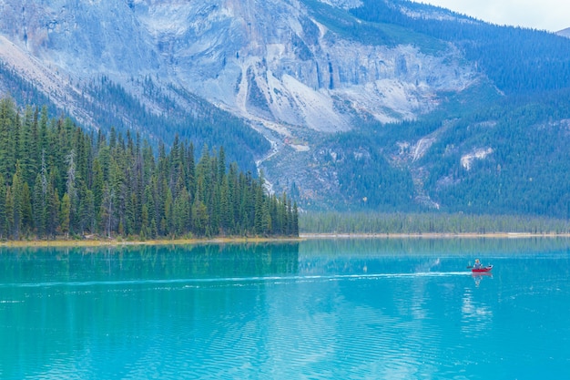 Photo emerald lake yoho national park bc canada