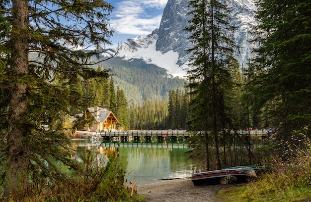 Emerald Lake in Yoho National Park, British Columbia, canada