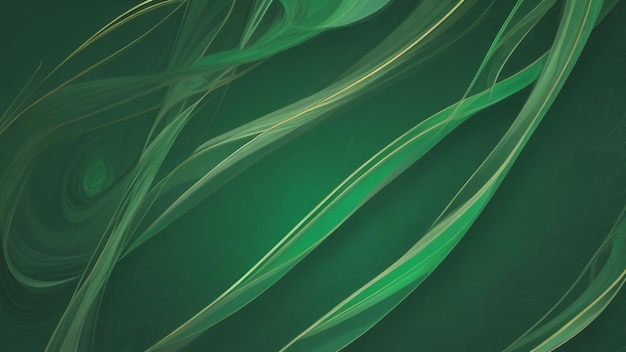 Emerald Tranquility Abstract Achtergrond