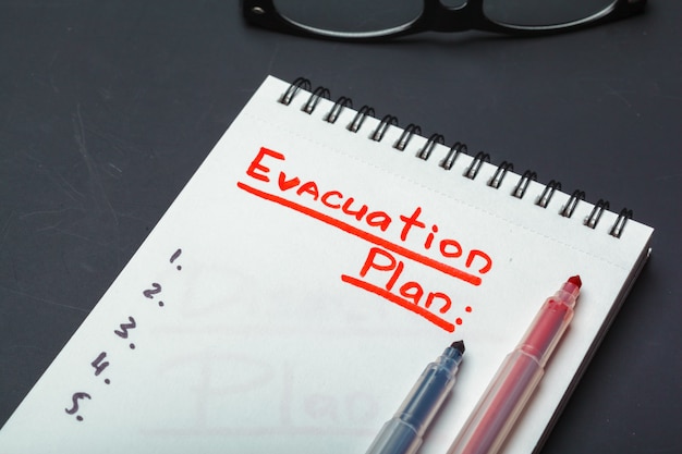 Emergency evacuation plan