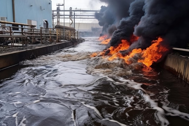 写真 緊急火災炎 熱 自然破壊の危険