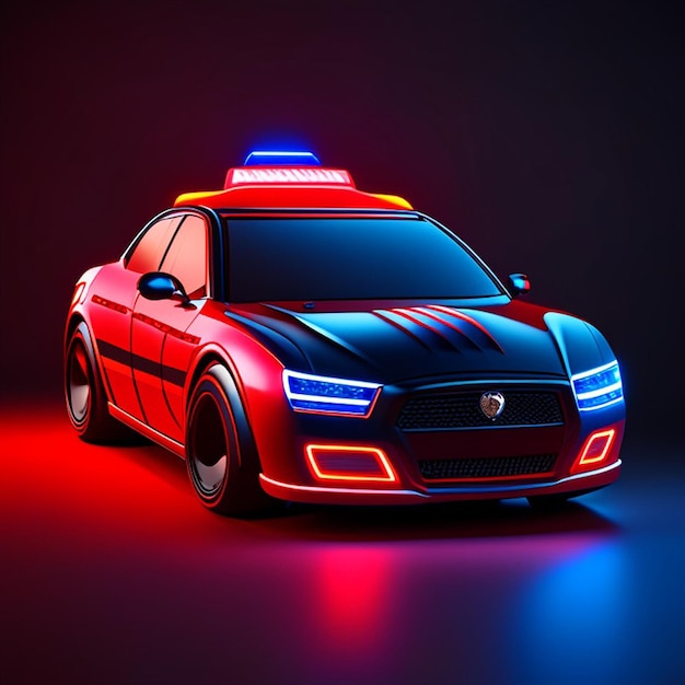 Emergency Police Car