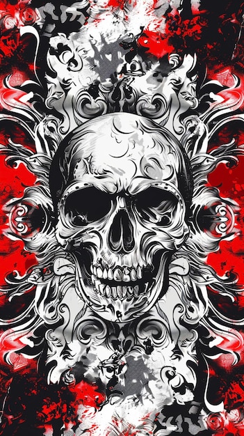 emo grunge aesthetic gothic skull goth halloween vintage scary skull dead of the dead texture