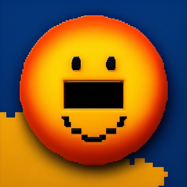 Emoji 3d render photo