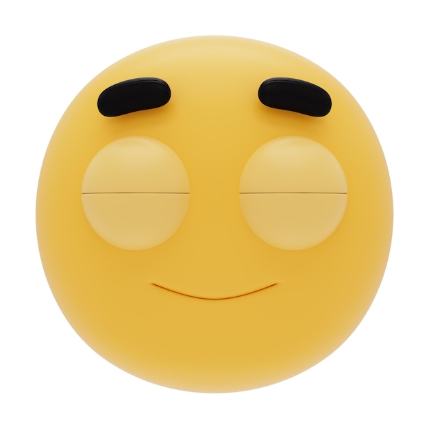 Emoji 3d van Cara feliz