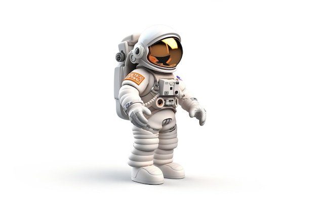 Emoji Astronaut Guy op transparante achtergrond AI