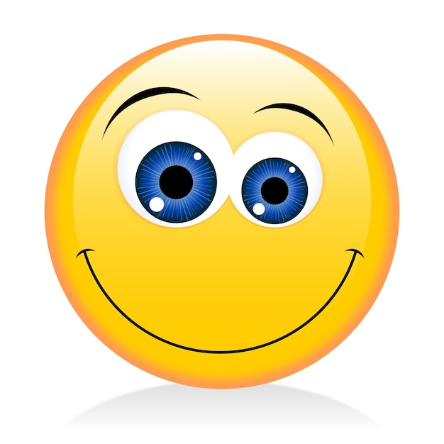 Emoji emoticon happy