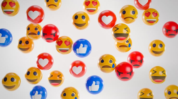 Фотография emoji иконки с выражениями лица.