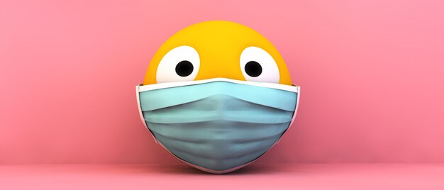 Emoji medisch masker