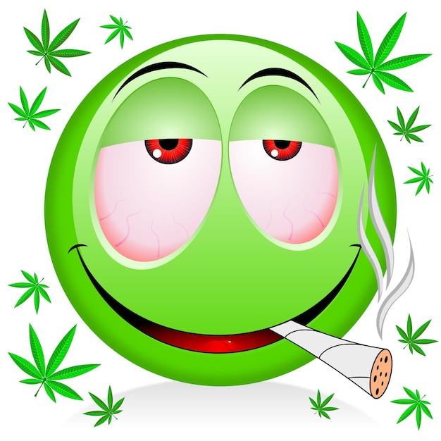 Photo emoji smoking weed