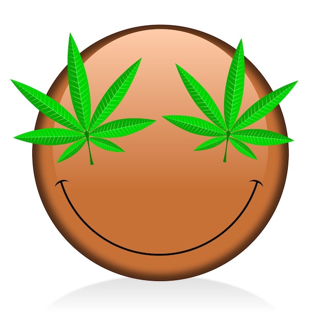 Photo emoji smoking weed