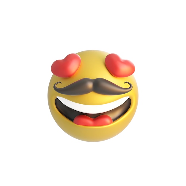 Foto emoticonreacties met witte achtergrond