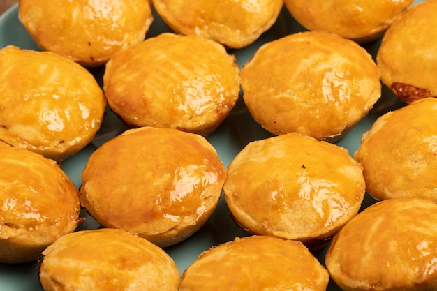 Empadinha, traditional brazilian snack food usually stuffed with chicken