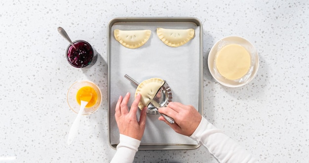 Empanadas met bosbessen